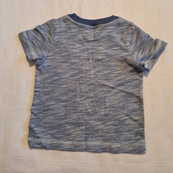 Gymboree boys size 6-12 months boys blue short sleeved shirt 2015, NWT - Picture 4 of 4